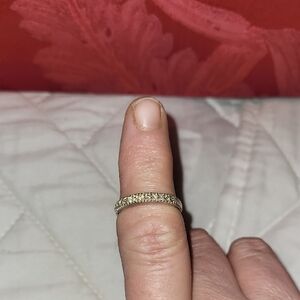 Elegant Gold and Silver Women's Ring